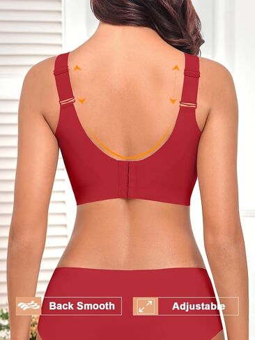 Women Wireless Seamless Bras Full Coverage No Underwire Push Up Bralettes Everyday Bra Comfort Wirefree Padded Bras in Saudi Arabia