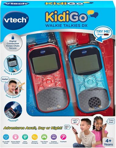 VTech KidiGo Walkie Talkies DX للأطفال من عمر 4 سنوات فما فوق in Saudi Arabia