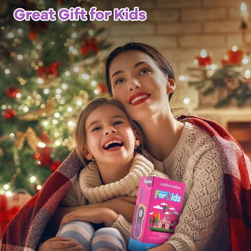 Walkie Talkies for Kids Pink ToToo: 3 Miles Range - Toys for 3-12 Year Old Girls Boys - 22 Channels with Large LCD Display & VOX Function - Outdoor & Hiking & Camping - Purple in Saudi Arabia