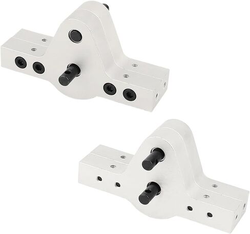 حافظة نقل RC، حافظة نقل معدنية مع ترس لملحقات نموذج السيارة الزاحفة 1/10 D90 D110 Axial SCX10 RC (فضي) in Kuwait