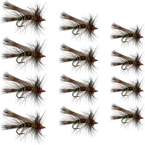 Feeder Creek Fly Fishing Trout Flies - Royal Coachman - One Dozen Flies - 12,14,16 (4 of Each Size in Saudi Arabia