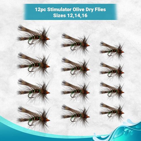 Feeder Creek Fly Fishing Trout Flies - Royal Coachman - One Dozen Flies - 12,14,16 (4 of Each Size in Saudi Arabia
