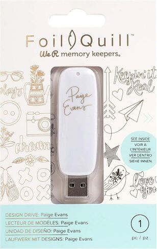 We R Memory Keepers 0633356606901 Drives Foil Quill-Paige Evans (200 Designs), ys/m, Multicoloured in Saudi Arabia