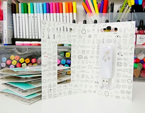 We R Memory Keepers 0633356606901 Drives Foil Quill-Paige Evans (200 Designs), ys/m, Multicoloured in Saudi Arabia