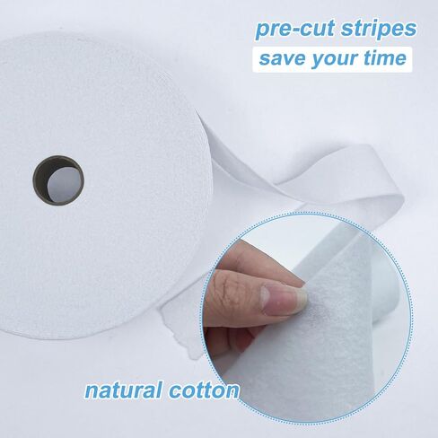 3 Rolls Cotton Blend Batting on a Roll 2 1/4 in×50 Yard Total 150 Yard Batting Quilt Batting by a Roll Batting for Upholstery Cotton Rolls for 2 1/2 Batting Strips in Kuwait