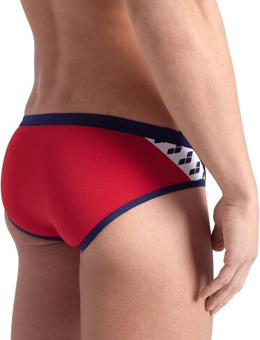 ARENA Men's Icons Solid Swim Briefs Professional Training Swimsuit Sports Trunk in Saudi Arabia
