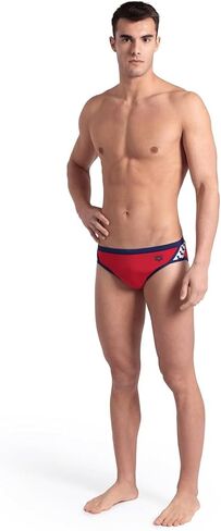 ARENA Men's Icons Solid Swim Briefs Professional Training Swimsuit Sports Trunk in Saudi Arabia
