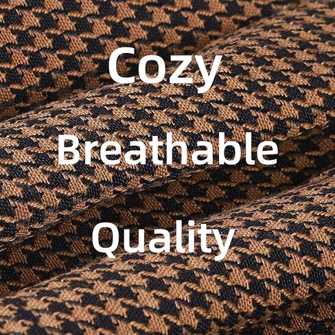 ام اي مور فساتين كلاسيكية منقوشة للكلاب والكلاب والكلاب ملابس شتوية للحيوانات الاليفة من قطعة واحدة جيدة التهوية، فستان للقطط (مقاس S، اسود مخملي) in Kuwait