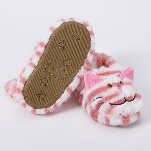 Girls Slippers Fuzzy Warm Soft Slipper in Saudi Arabia
