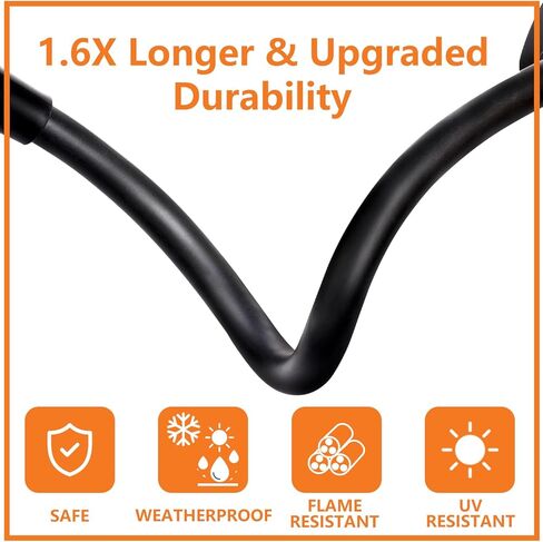 [16.5" Long Cable] NEMA 06-20 Adapter for Tesla Gen 2 Mobile Connector Portable Charger, Connect Tesla Mobile Charger to NEMA 06-20 Plug 240V Outlet 16 Amp Safe Charging in Saudi Arabia