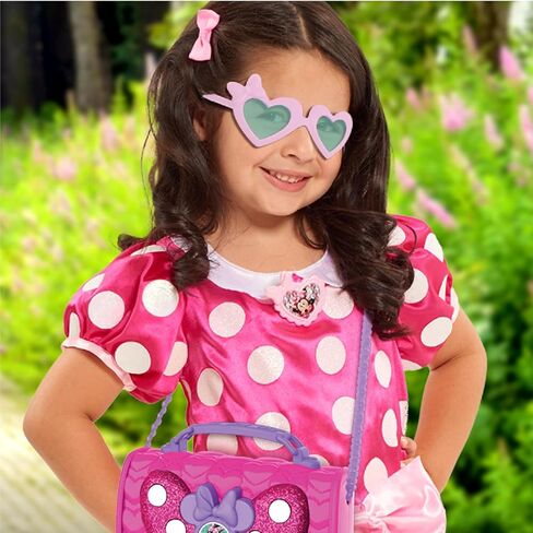 Disney Junior Minnie Mouse Bowfabulous Bag Set, 7-Piece Dress Up and Pretend Play Toy Purse, Kids Toys for Ages 3 Up by Just Play in Saudi Arabia