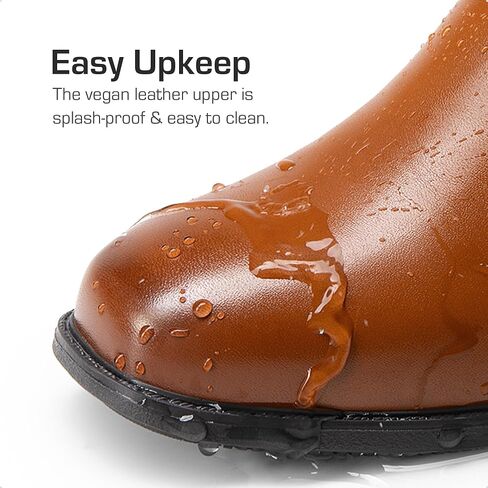 DREAM PAIRS Boys Chelsea Boots Side Zipper Classic Dress Boots for Kids in Kuwait