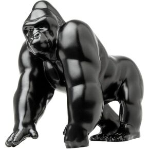 GG Grand General 48189 Matte Black Gorilla King Hood Ornament