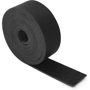 ABIDISO Flat Leather Strap for Crafts, 2 MM Thickness Full Grain Leather Strip for DIY Art & Craft Projects - 1/2 Inch Wide 72.5 Inches Long Brown