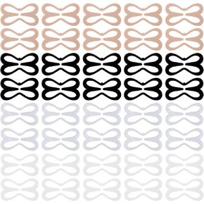 40pcs Bra Cross Back Clip, 1.97x1.18 Inch Bra Strap Clips Holder Anti-Slip Bra Buckle Clips Bra Strap Hooks for Racerback Bra Converter for Slipping Narrow Shoulder Hide Straps (4 Colors)