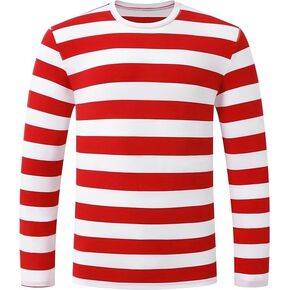 Adult Kid Striped T-Shirt Men Women Couple Shirt Long Sleeve Tops