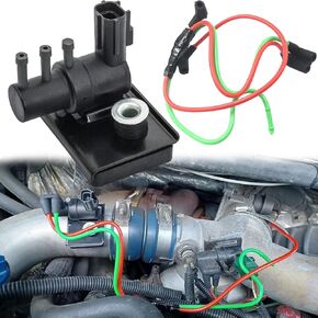 Turbo Emission Vacuum Harness Connection Line and Wastegate Boost Solenoid Fits for Ford F250 F350 F450 F550 Super Duty 1999-2003 7.3L Diesel Powerstroke Engines Replace F81Z-6C673-AA F81Z-9E498-DA