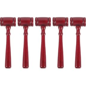 ibasenice Auction Hammer Bamboo - 20 PCS Child Christmas Court Gavel Mini Gavels Judge Mallet Courtroom Gavel Hammer Child Court Gavel Mini Gavels