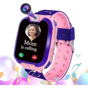 Smart Watch for Kids with Camera Music Player 16 Games, Toddler Toys Educational Birthday Gifts Girls Boys Age 4 5 6 7 8 9 10, Pink