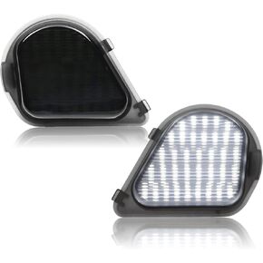 LED Side Mirror Puddle Light Compatible with 2010-2024 Ram 1500/2010-2018 Ram 2500 3500/2011-2018 Ram 4500 5500 Under Mirror Puddle Light