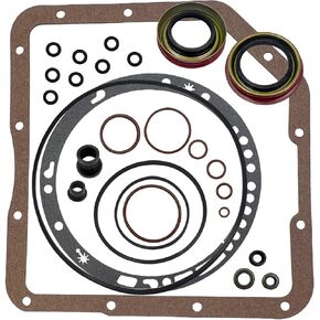 Turbo 350 TH350 TH350C Transmission External Gasket Seal Reseal Kit, Filler Tube O-Ring & More Fits THM-250, 250C, 350, 350C & 375B Transmissions, Maximum Coverage with Metal Clad Seals