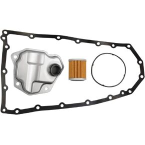 31728-1XF0A Transmission Filter Oil Pan Gasket Kit Fits for Nissan Altima Juke NV200 Jeep Compass Patriot Dodge Caliber Mitsubishi Lancer Outlander, Replaces OE# 31728-1XF02, 2824A006