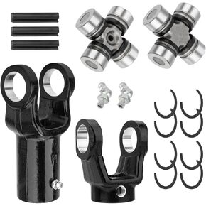 Front Prop Shaft Yoke & U-Joint (2 Side) for Polaris RZR 570 800 900 1000 RS1 General 1000 Brutus HD OEM# 3260133 3235402 2202015 3235205 3235502