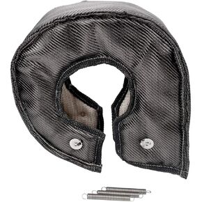 Carbon Fiber Turbo Blanket T6 Cover Turbocharger Heat Shield Cover Fastener Springs for T6
