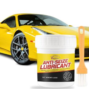 Anti Seize Lubricant, Copper Anti Seize Thread Lubricant with Brush, Anti Seize Grease Prevent Seizing, Galling, Corrosion, Extend Component Lifespan Automotive