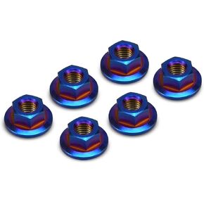Bevinsee Titanium Strut Shock Tower Nuts Dress Up Replacement Kit Compatible with BMW E46 E90 E91 E92 X3 X5