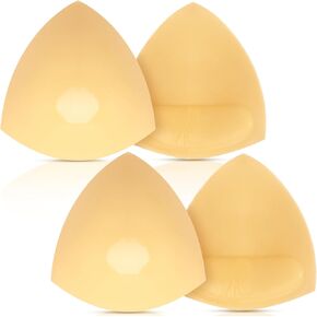 Double-Sided Sticky Bra Inserts 2 Pairs Push up Sticky Bra, Self Adhesive Bra Pads for Swimsuit Sports Bra