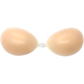 Self-Adhesive Silicone Sticky Bra: Backless Strapless Adhesive Bra, Reusable Invisible Push-Up Bra, Seamless Lift and Support