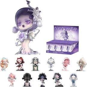 POP MART SKULLPANDA The Sound Series Figures, SKULLPANDA Blind Box Figures, Random Design Action Figures Collectible Toys Home Decorations, Holiday Birthday Gifts, Single Box