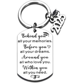 Graduation Gifts for Her Him Class Of 2025 Graduation Keychain for College Middle High School Graduate Souvenir for Senior Students Nurse School Student Teen Girls Boys 2025 Graduation Gifts Bulk