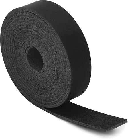 ABIDISO Flat Leather Strap for Crafts, 2 MM Thickness Full Grain Leather Strip for DIY Art & Craft Projects - 1/2 Inch Wide 72.5 Inches Long Brown in Kuwait