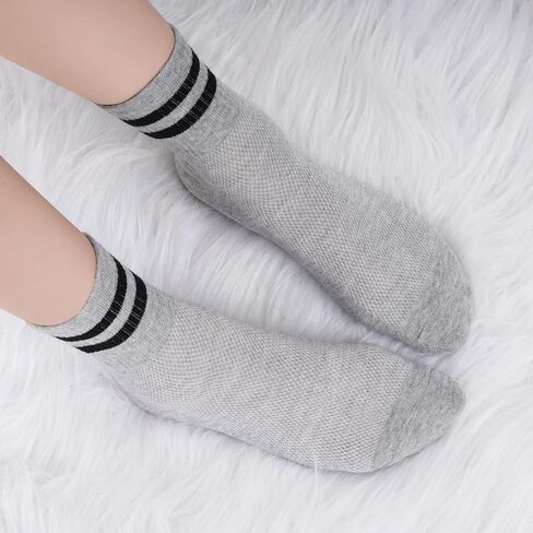 4 Pairs of Boys' Athletic Socks Children's Soft Cotton Striped Socks Boys and Girls Retro Striped Socks in Saudi Arabia