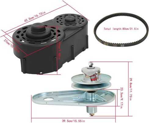40 سلسلة محول عزم الدوران استبدال سائق بكرة القابض لـ 8-16HP Go Kart وجميع المحركات مع عمود إخراج Pto 1 بوصة 203015 203015A 209133A 209133 209139A 209139 in Saudi Arabia