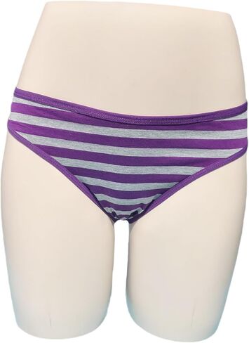 Women's low-waisted cotton shorts, ladies' bikini style underwear.(5Pcs) in Kuwait