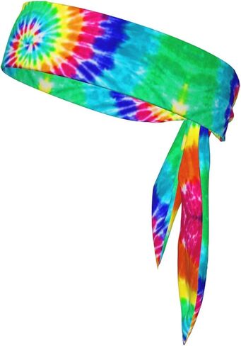 Yellow Dragon Black Sports Head Tie Headbands for Men Women Boy and Girl Sports Sweatbands for Running Basketball Yoga Exercise Workout Quick Drying and Non-Slip Workout Stretchy Hairband in Saudi Arabia