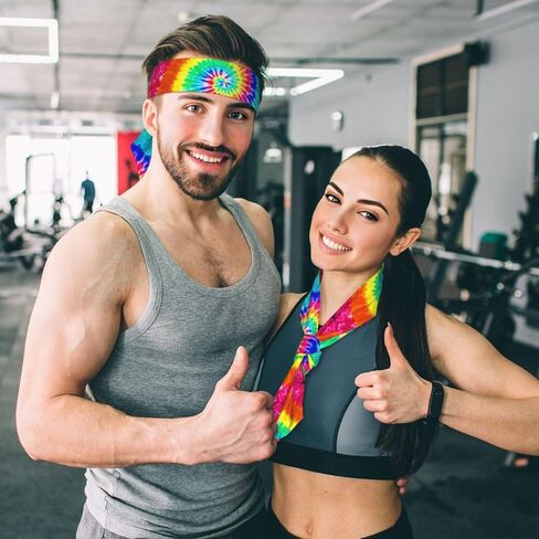 Yellow Dragon Black Sports Head Tie Headbands for Men Women Boy and Girl Sports Sweatbands for Running Basketball Yoga Exercise Workout Quick Drying and Non-Slip Workout Stretchy Hairband in Saudi Arabia