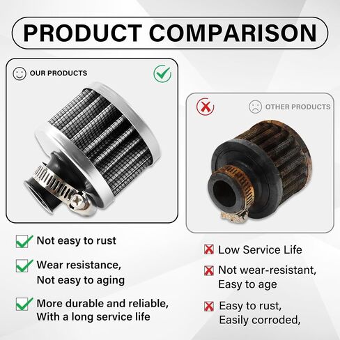 Valve Cover Breather Filter 18mm K-swap Vent Crankcase Breathe Car Accessories for Acura Integra RSX Civic K-Series US K-swap K20 K20A K24 in Saudi Arabia