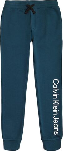 Calvin Klein Boys' Big Pull-on Fleece Jogger Sweatpants, Drawstring Closure in Saudi Arabia