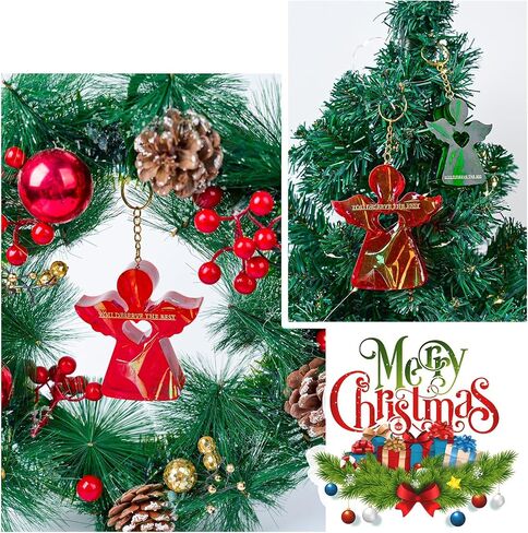 Resin Mold Silicone 2 Sizes Wing Angel Epoxy Resin Casting Molds with Oval Tray Cement Mould Set for DIY Christmas Ornaments Gifts Home Art Decoration Soap Plaster Candle Making Crafts Moulds Supplies in Saudi Arabia