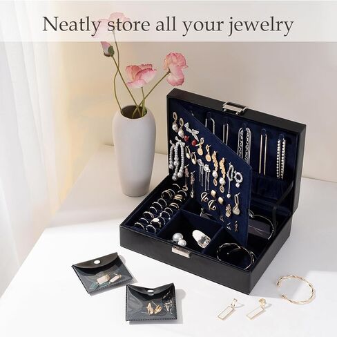 ProCase Jewelry Organizer Stand Bundle with Upgraded Jewelry Case with 8 Extra Bags in Saudi Arabia