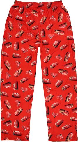 Disney Cars Men's Lightning McQueen with Logo Design AOP Adult Lounge Sleep Pajama Pants in Saudi Arabia