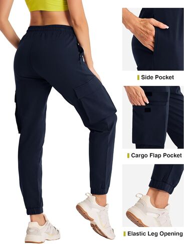 Future Flow Women Cargo Sweatpants Joggers Cotton Baggy Comfy Workout Pants with Pockets in Saudi Arabia