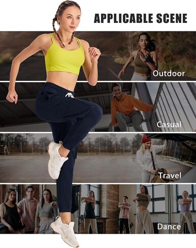 Future Flow Women Cargo Sweatpants Joggers Cotton Baggy Comfy Workout Pants with Pockets in Saudi Arabia