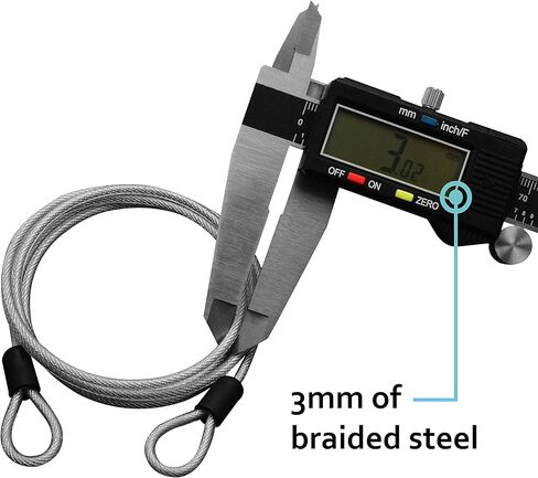 قفل Lumintrail مكون من 3 أرقام معتمد من إدارة أمن المواصلات الأمريكية، حزمة من 6 قطع مع عشرة كابلات بطول 4 أقدام in Kuwait