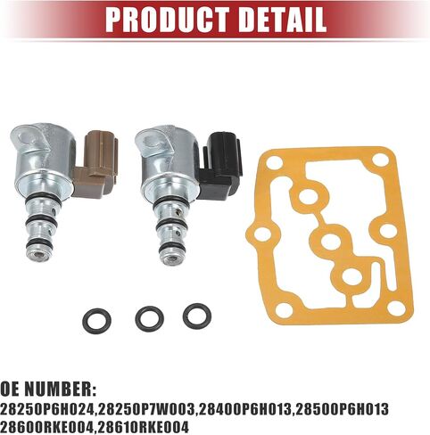 ACROPIX Transmission Shift Solenoid Replacement Fit for Honda Odyssey - Pack of 4 Silver Tone Bronze Tone Black Brown in Saudi Arabia
