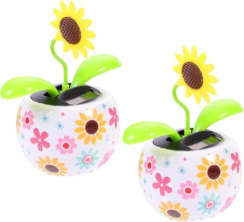 عباد الشمس الشمسية الرقص زهرة الشمسية الرقص الديكور الشمسي، تعمل بالطاقة الشمسية يتأرجح الرسوم المتحركة راقصة مكتب مكتب سيارة الديكور in Kuwait